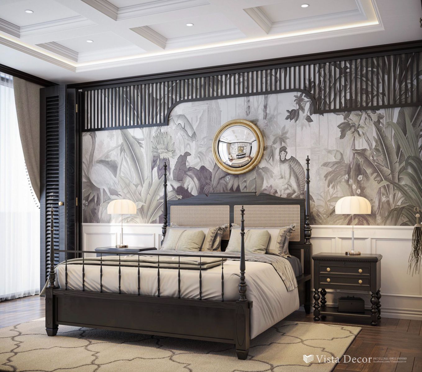 Thiết kế phòng ngủ căn hộ 2PN diện tích 110 - dự án Aria Vũng Tàu